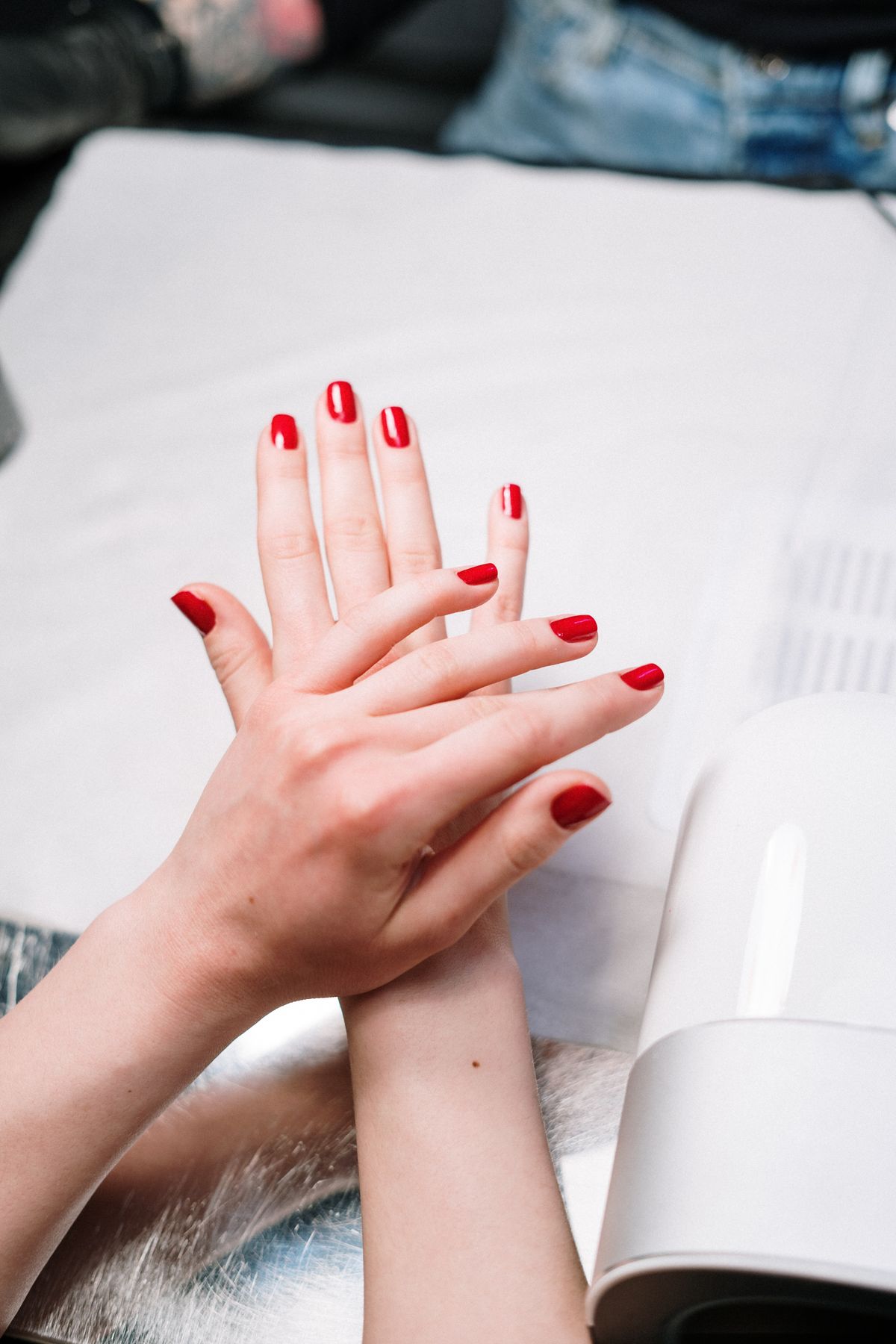 Manicure detail work at The Nail Deity, Brooklyn